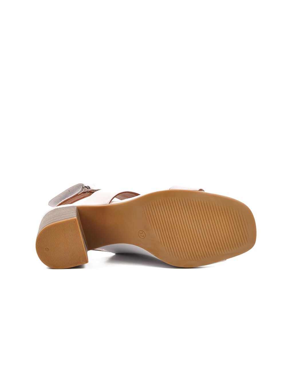 Beyaz Hakiki Deri Kadın Sandalet 2108502-4