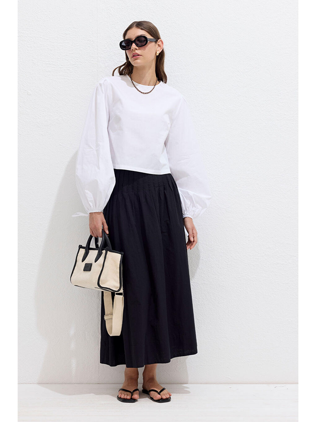 Nervürlü Vual Etek Siyah-2