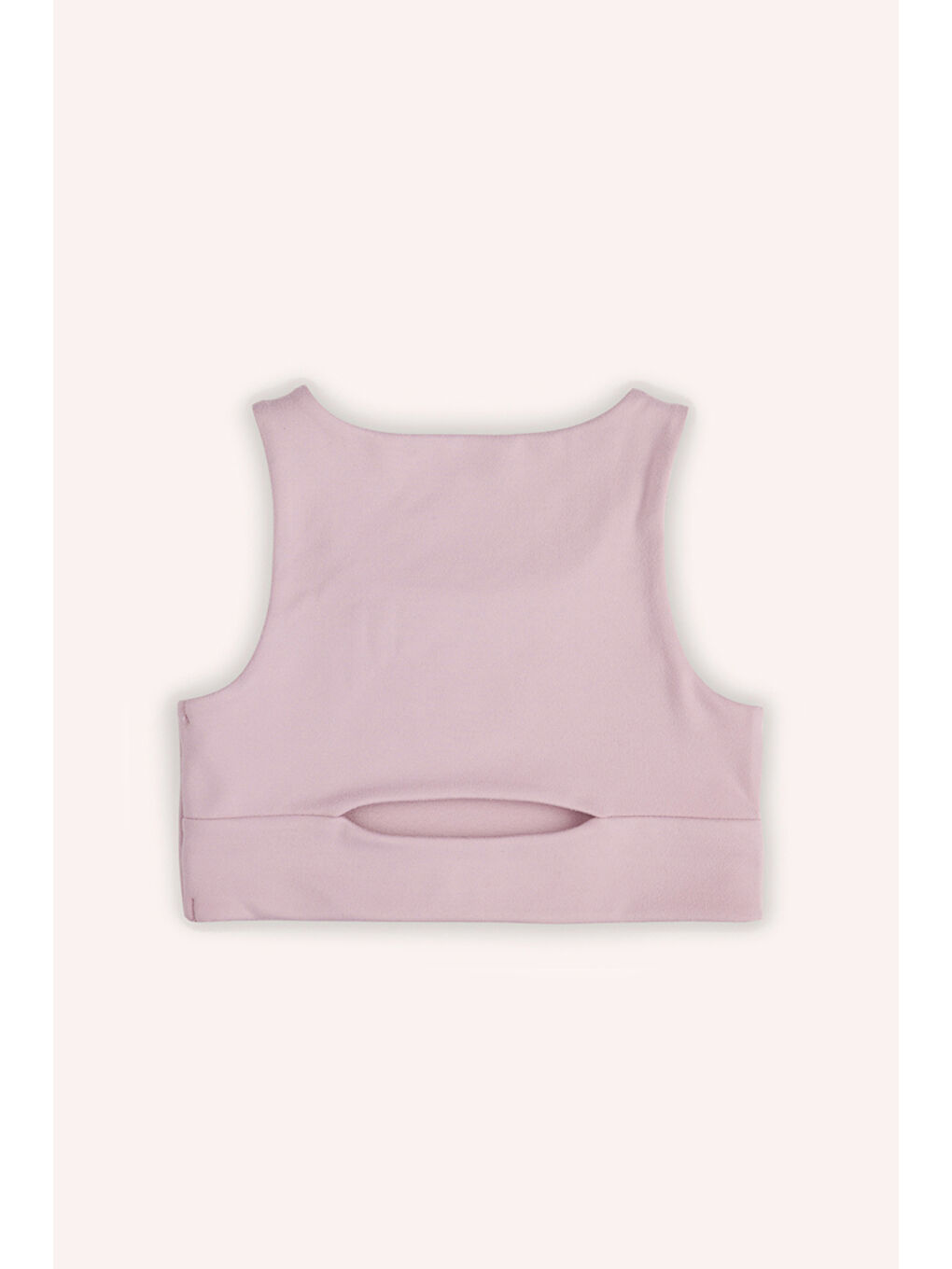 Kız Çocuk Arkası Pencere Detaylı Pembe Atlet-4