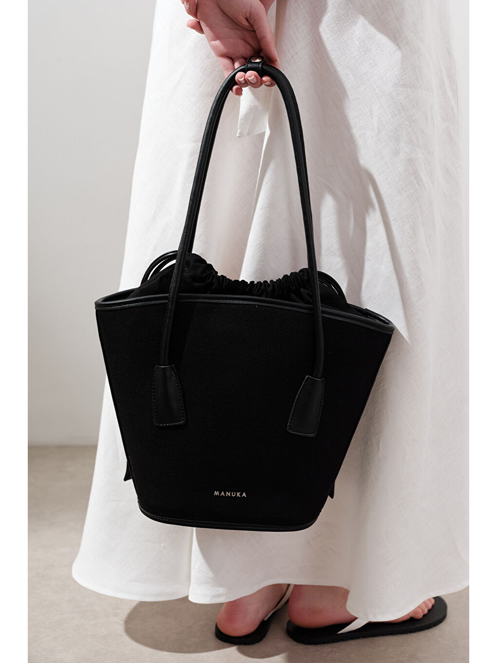 Kanvas Kova Çanta Siyah-2