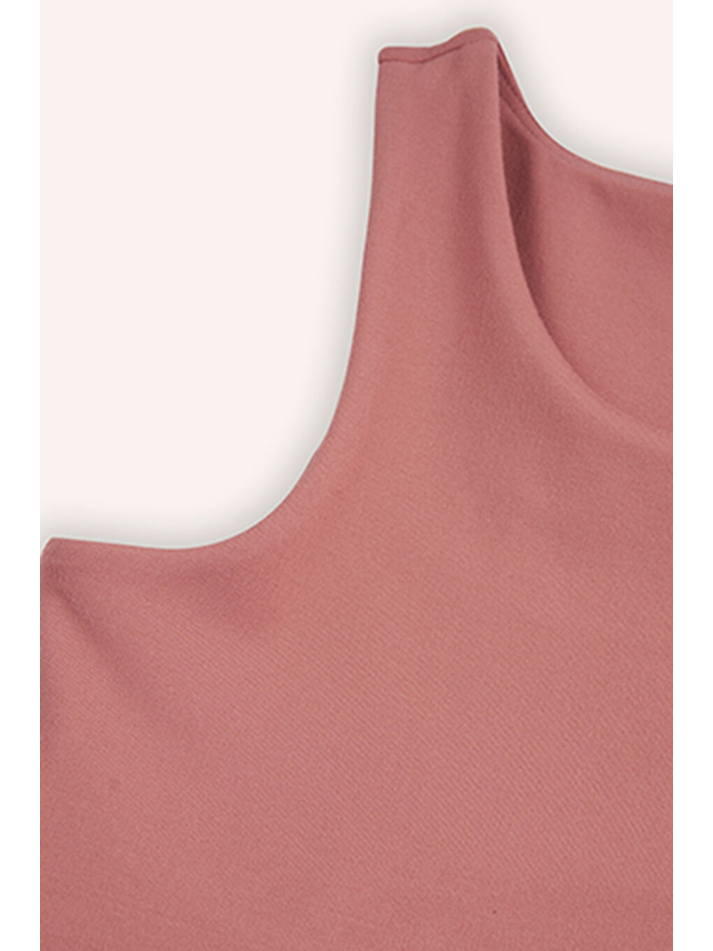 Kırmızı Kız Çocuk Arkası Pencere Detaylı Nar Rengi Atlet-4