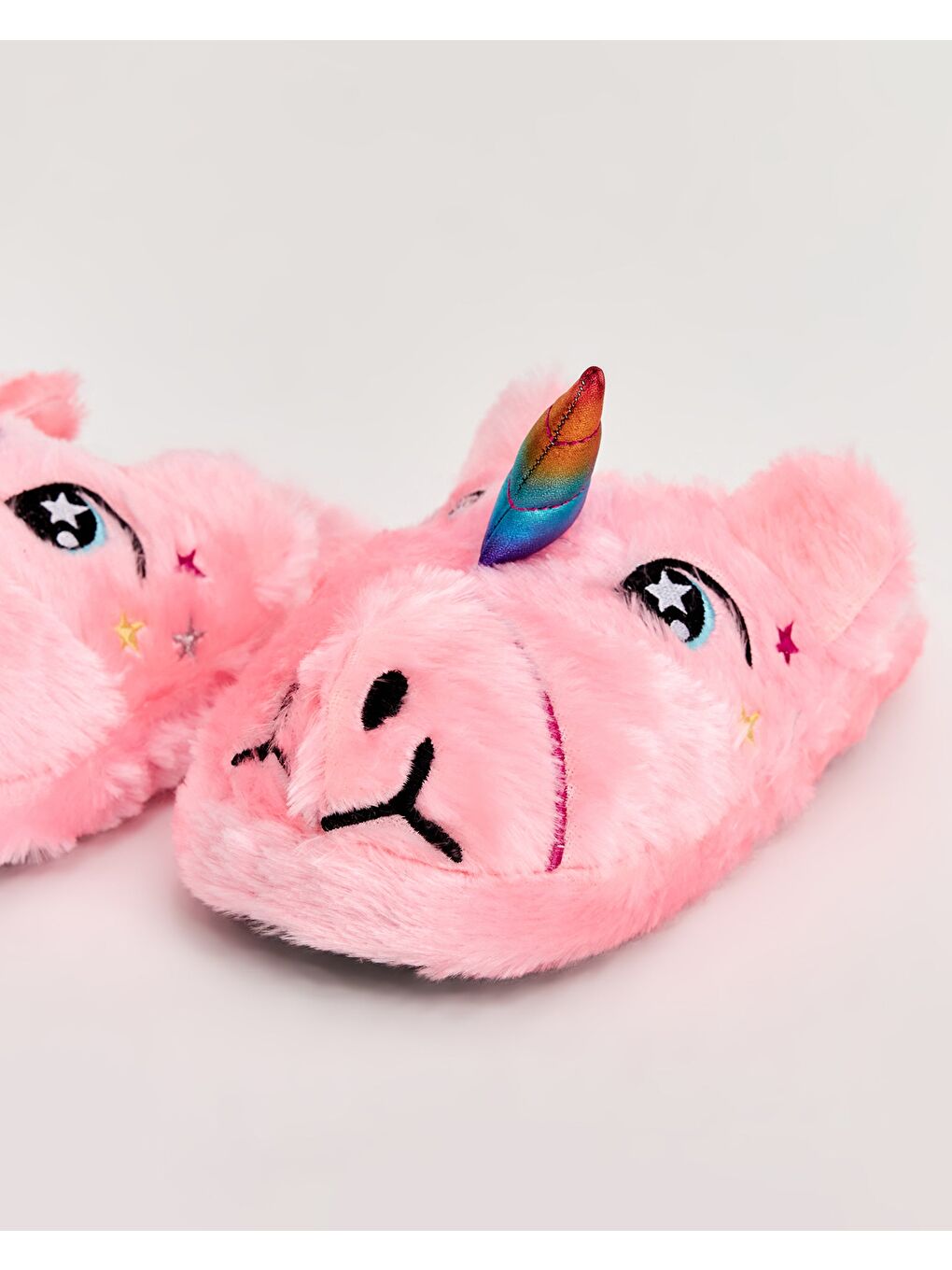 Pembe BANY -  Figürlü Kadın Ev Terliği-3