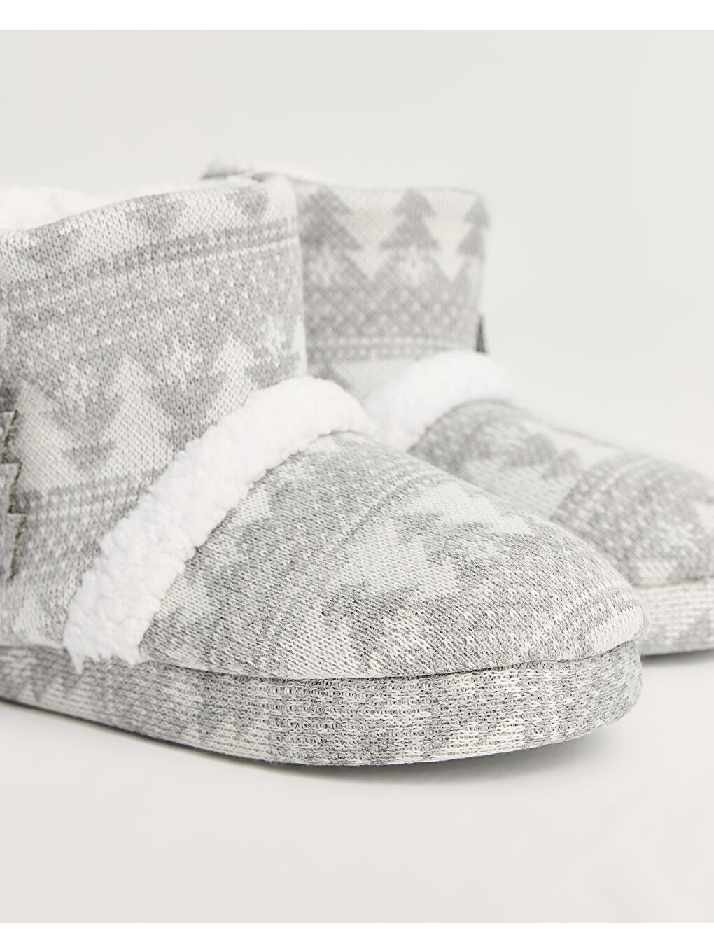 Gri Kadın Triko Panduf - TREE-2