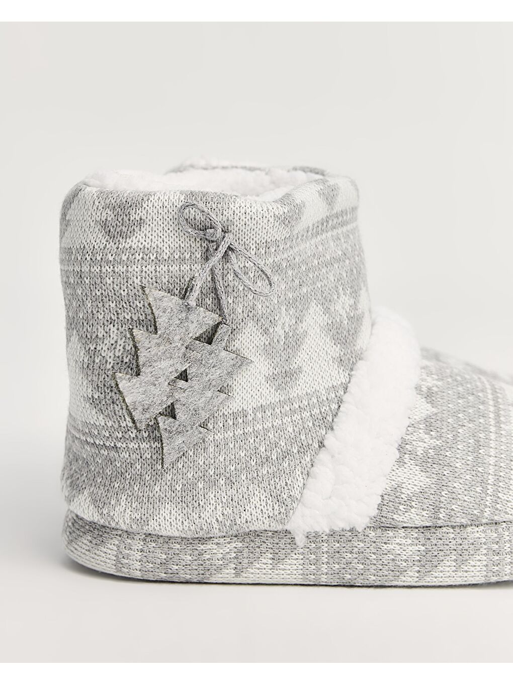 Gri Kadın Triko Panduf - TREE-3