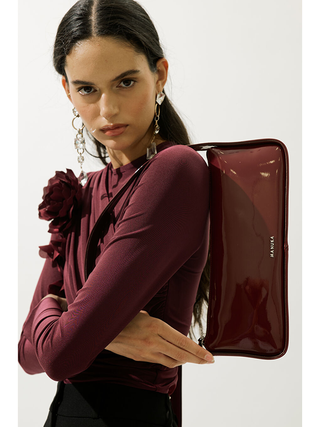 Reny Rugan Çanta Bordo-2