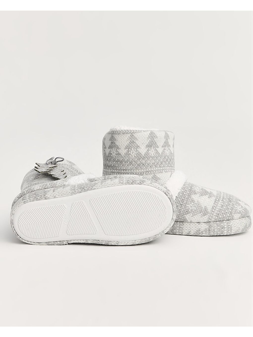 Gri Kadın Triko Panduf - TREE-5