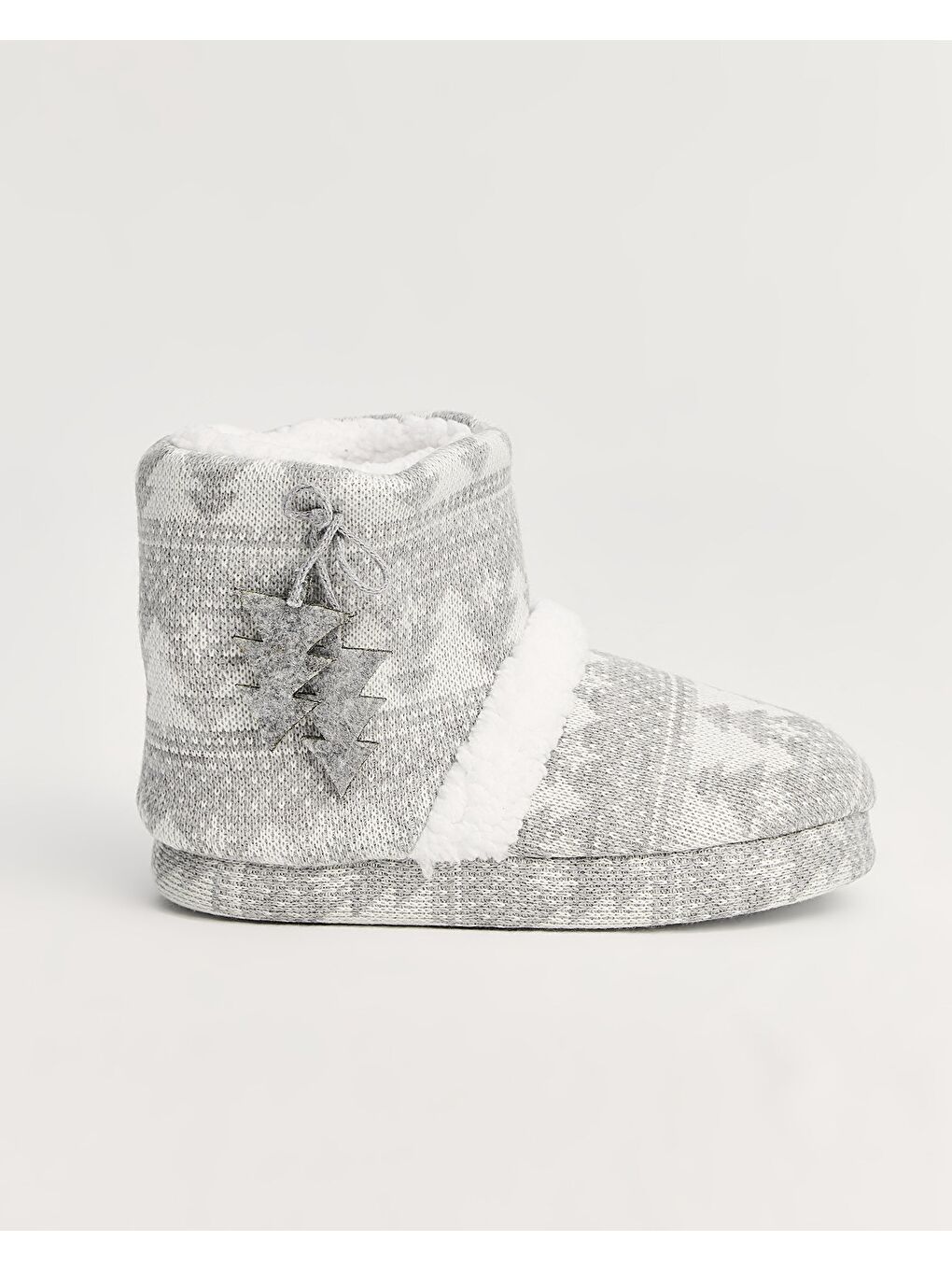 Gri Kadın Triko Panduf - TREE-6