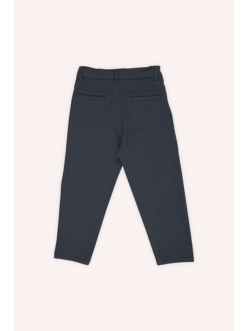 Erkek Çocuk Düğmeli Lacivert Pantolon-1