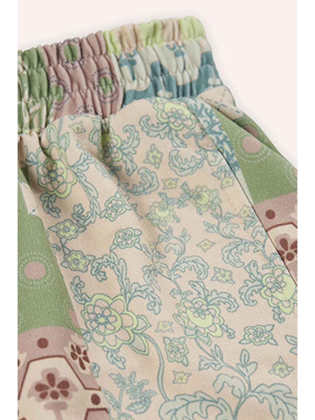 Erkek Çocuk Baskılı Bej Şort-2