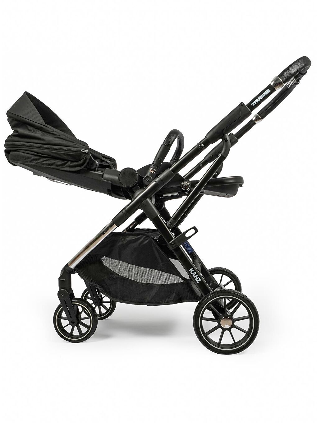 Thunder Travel Sistem Bebek Arabası - Siyah-1