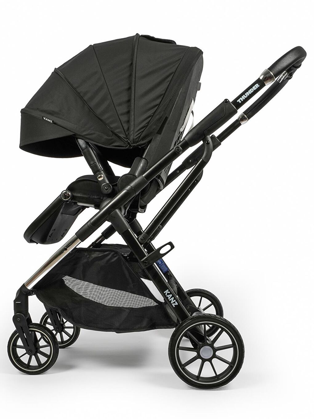 Thunder Travel Sistem Bebek Arabası - Siyah-2