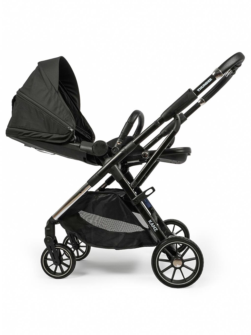 Thunder Travel Sistem Bebek Arabası - Siyah-4