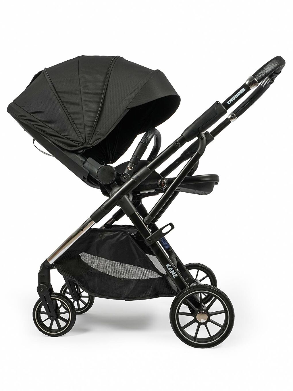 Thunder Travel Sistem Bebek Arabası - Siyah-6