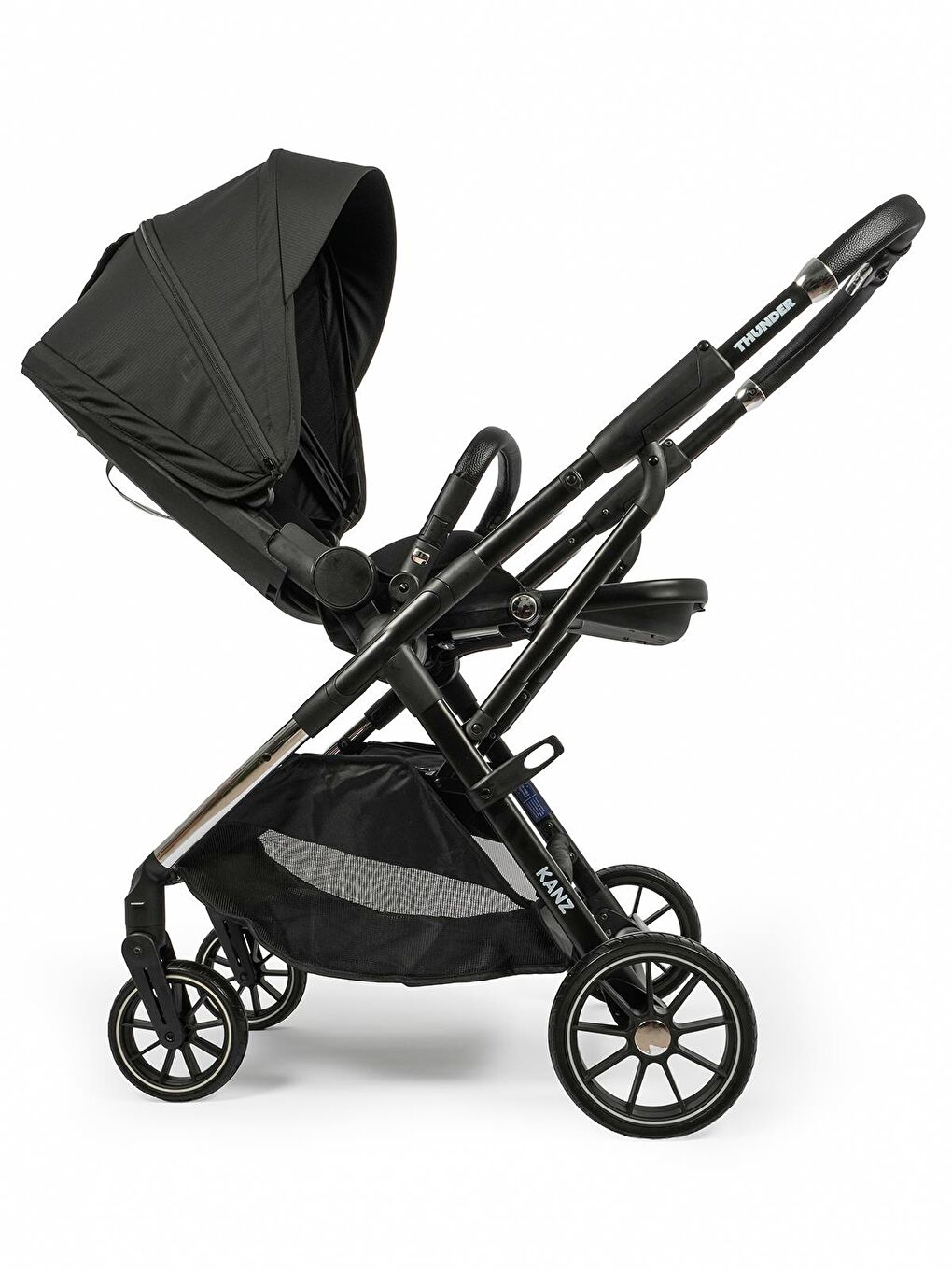 Thunder Travel Sistem Bebek Arabası - Siyah-7
