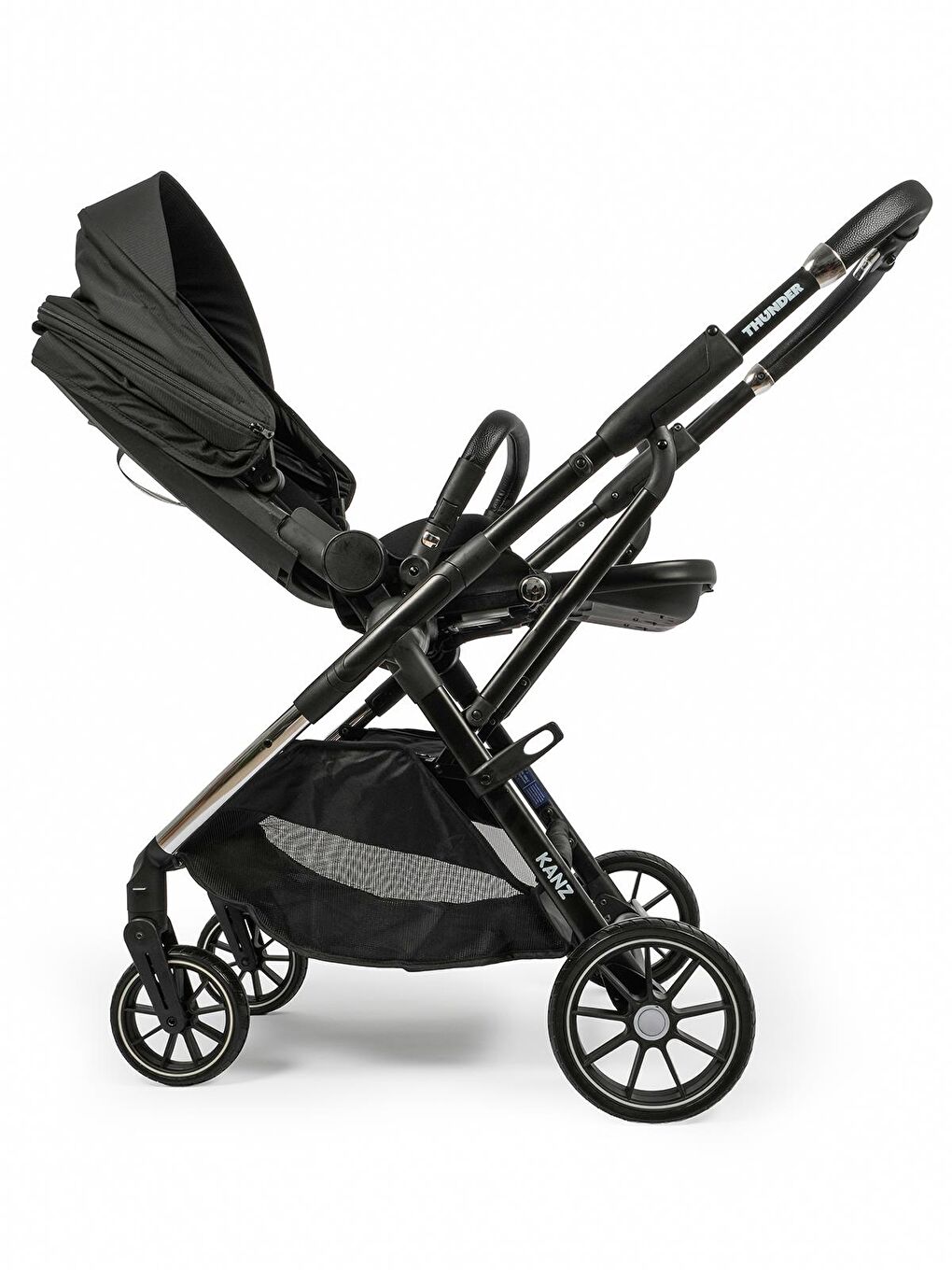 Thunder Travel Sistem Bebek Arabası - Siyah-8