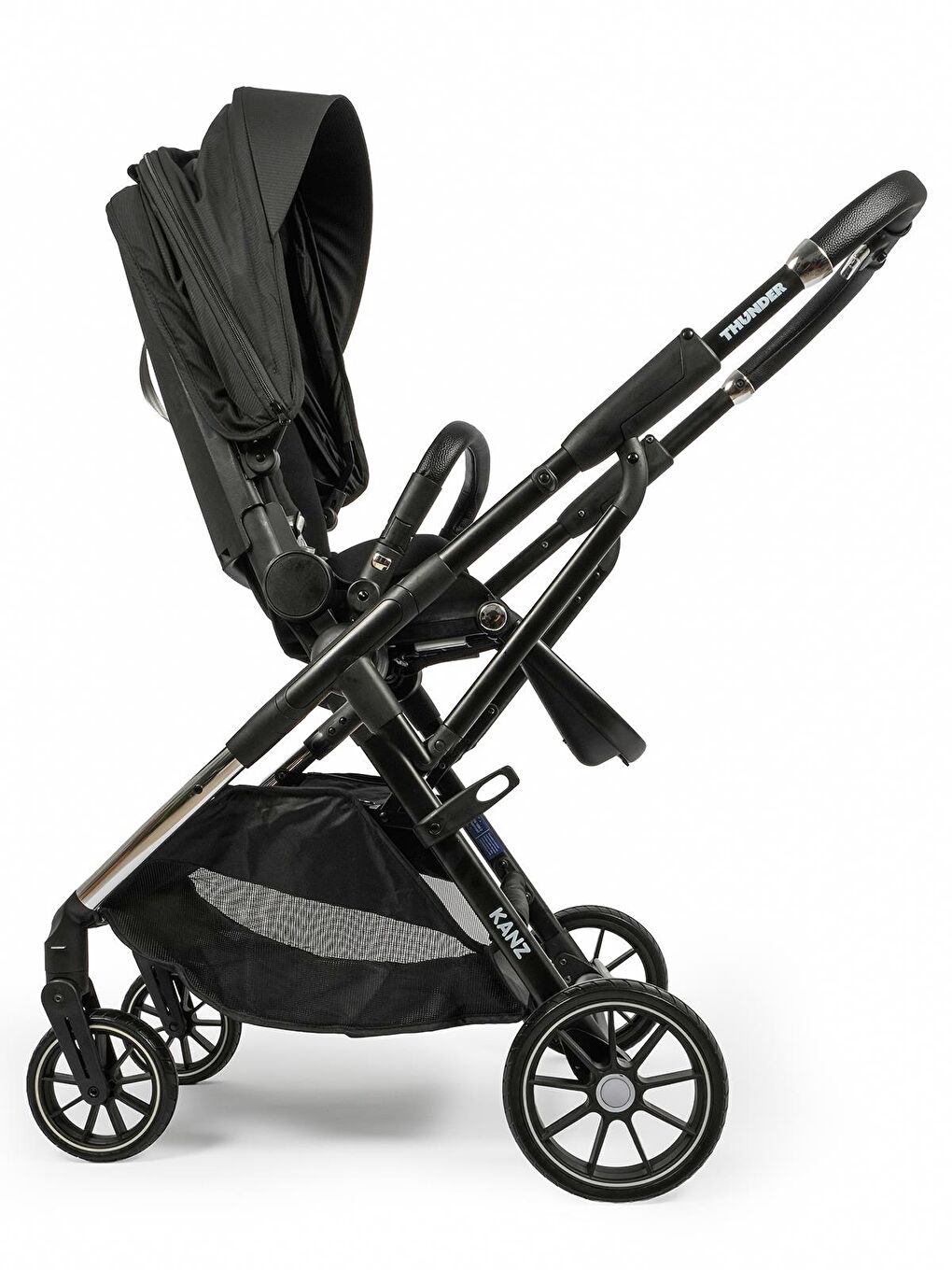 Thunder Travel Sistem Bebek Arabası - Siyah-9