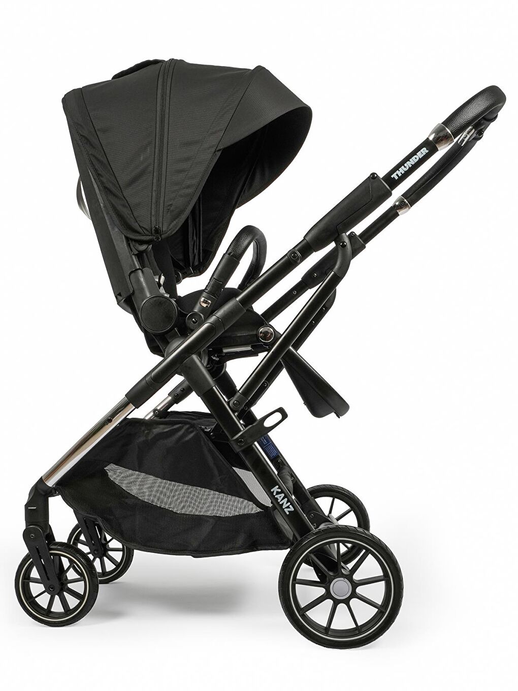 Thunder Travel Sistem Bebek Arabası - Siyah-10