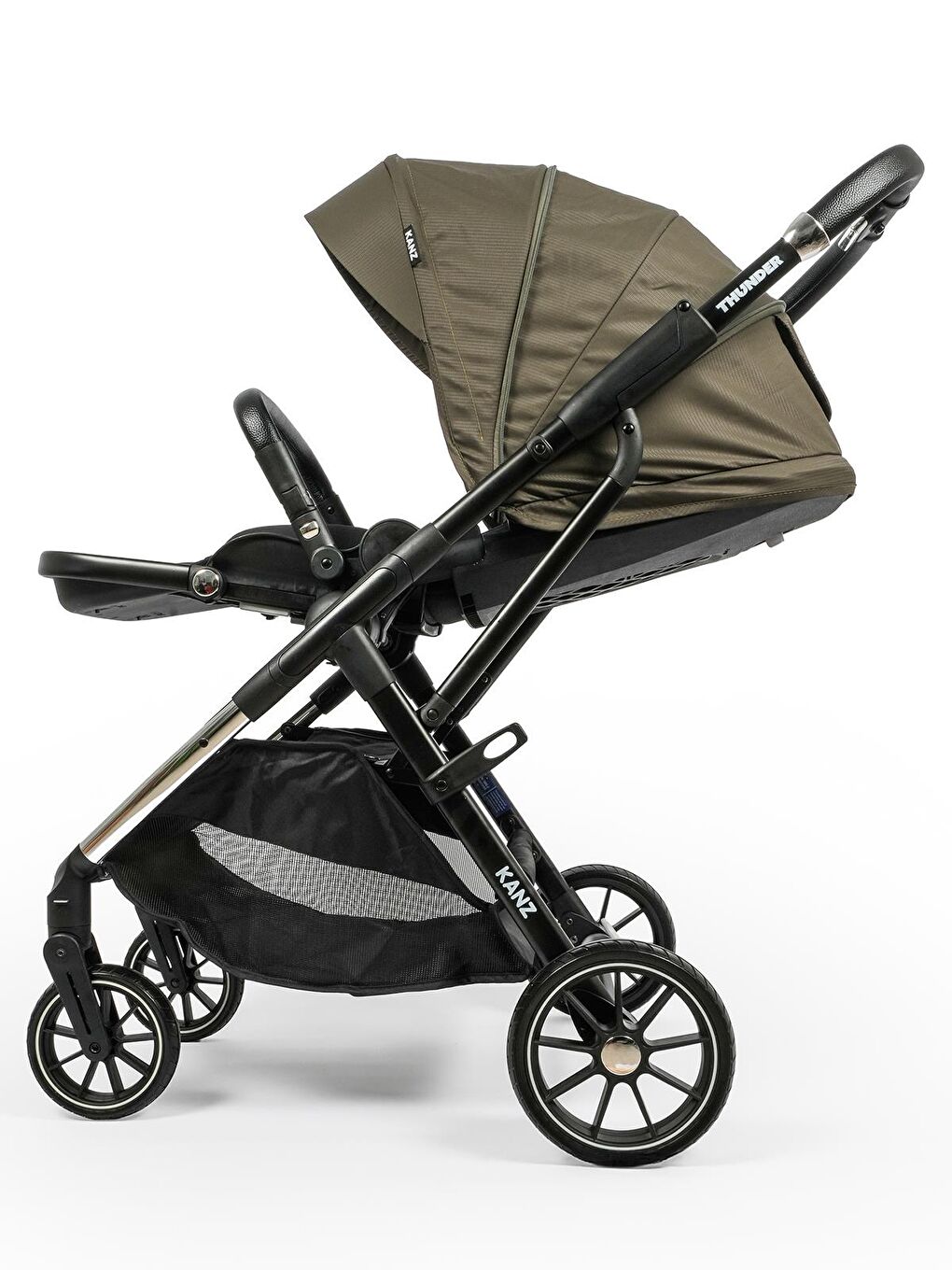 Thunder Travel Sistem Bebek Arabası - Yeşil-1