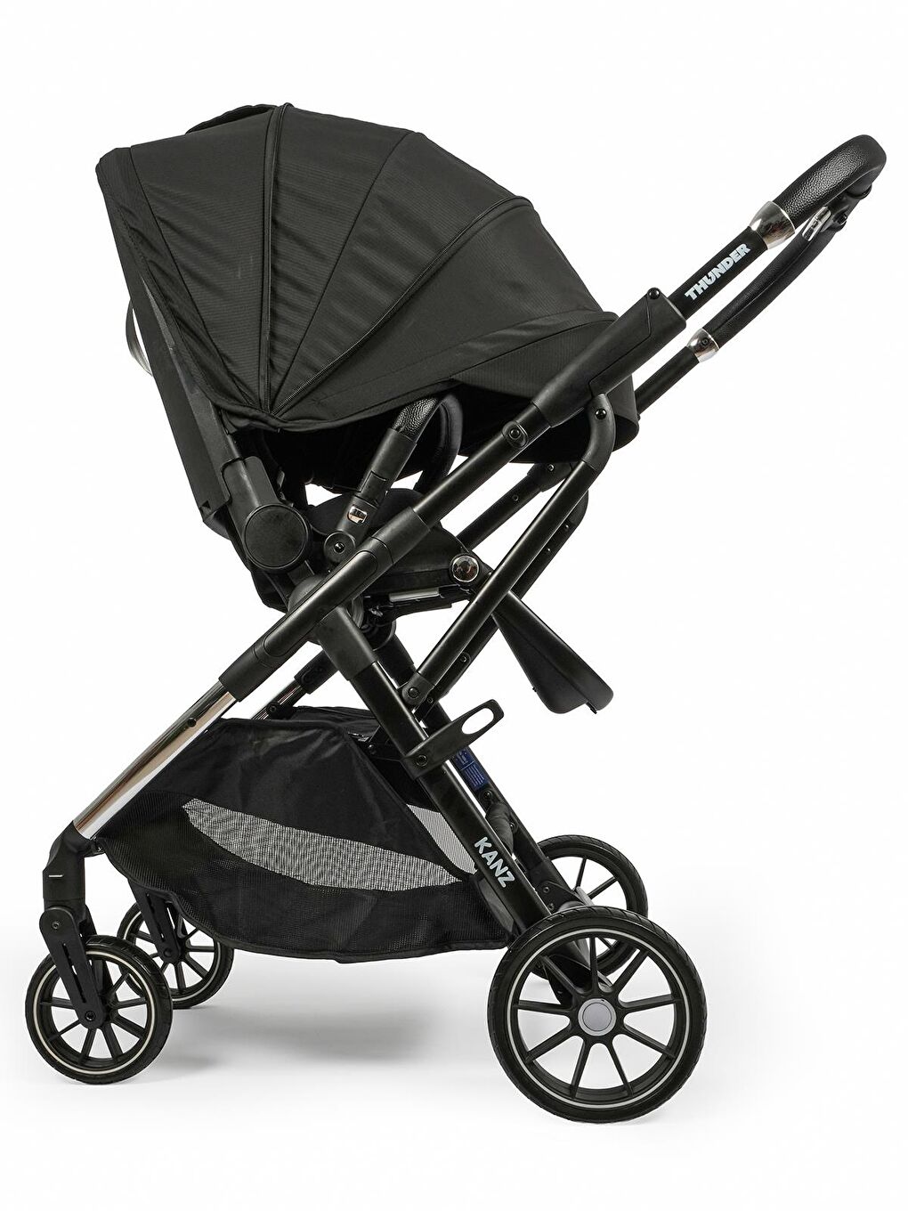 Thunder Travel Sistem Bebek Arabası - Siyah-11
