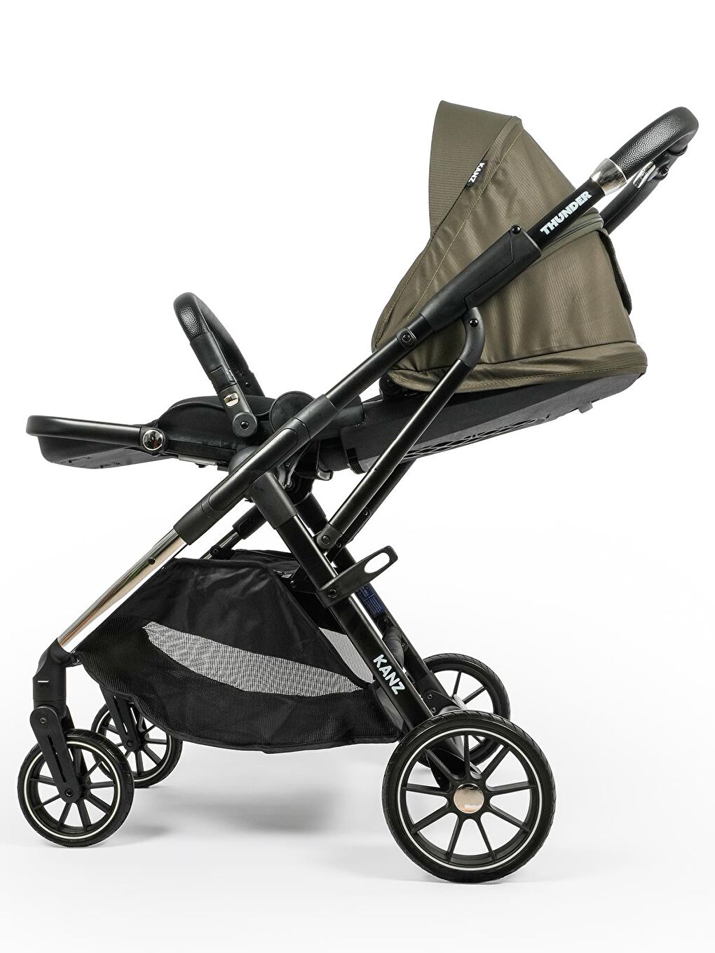 Thunder Travel Sistem Bebek Arabası - Yeşil-5