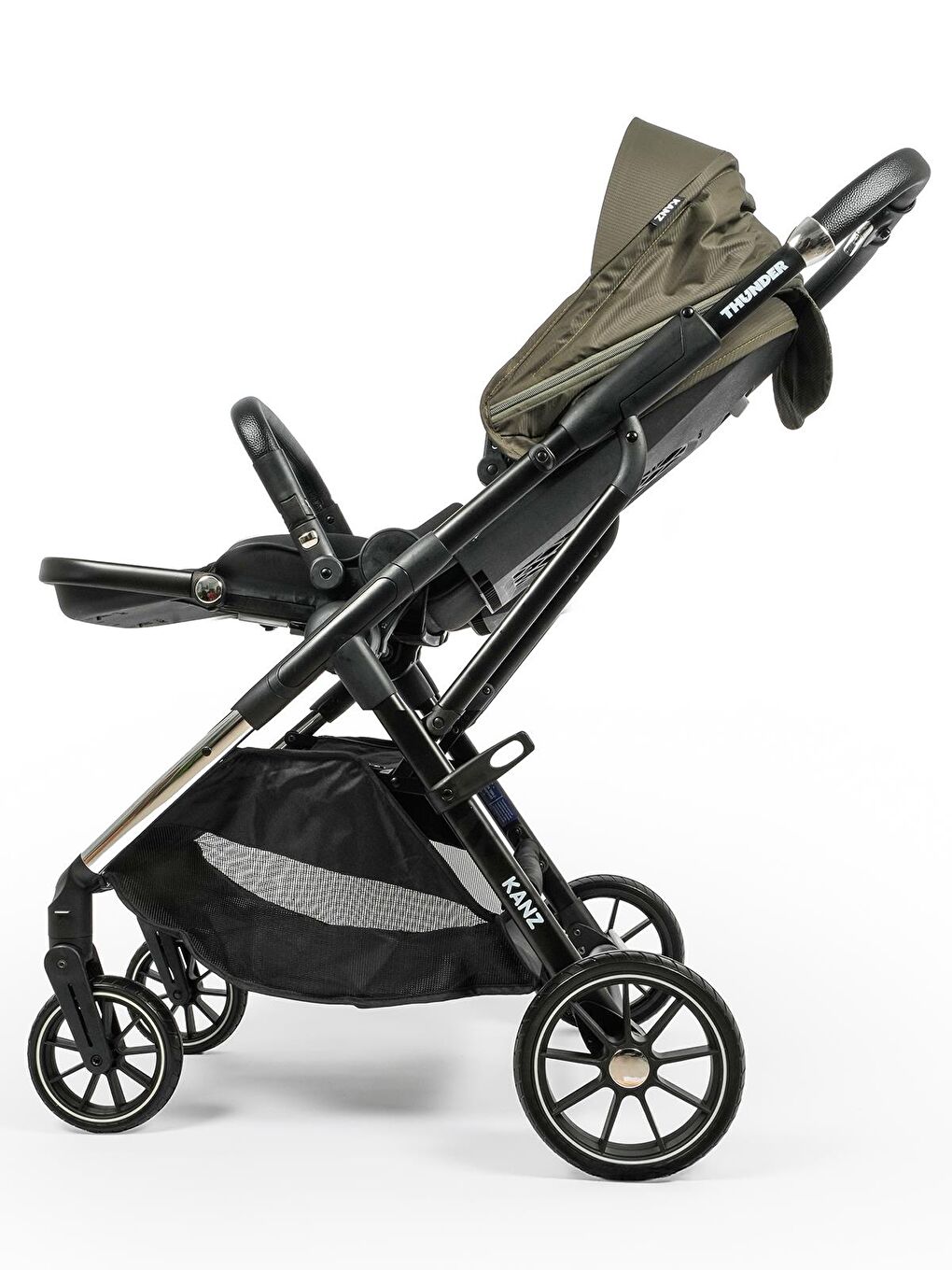 Thunder Travel Sistem Bebek Arabası - Yeşil-7
