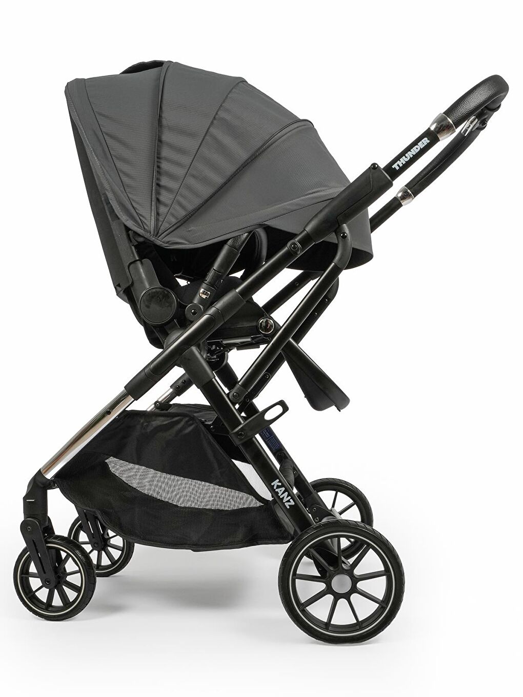Thunder Travel Sistem Bebek Arabası - Gri-2