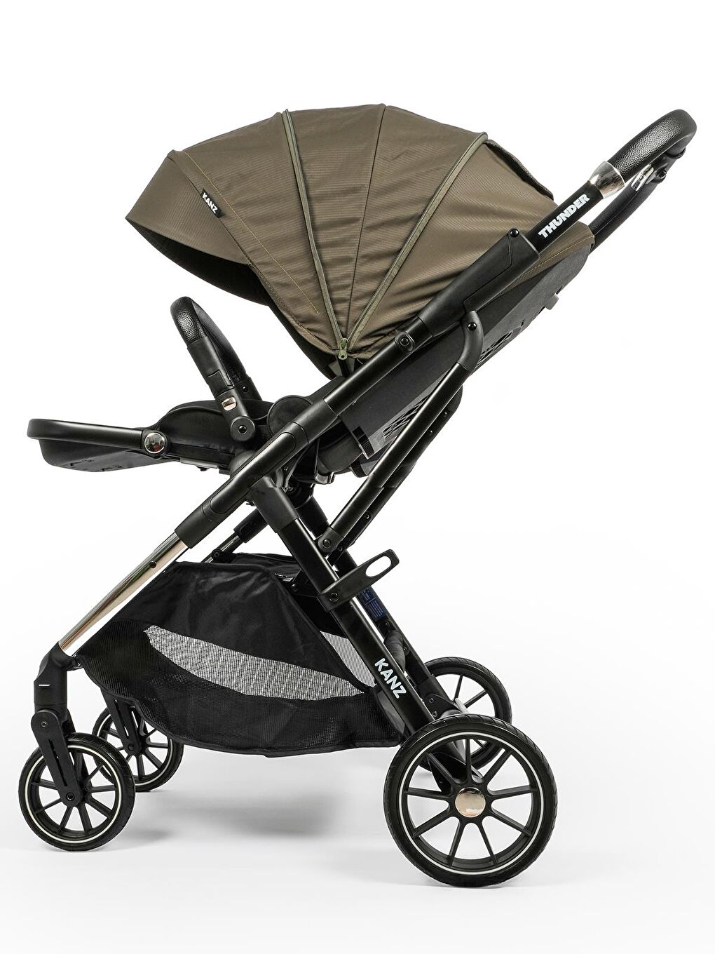 Thunder Travel Sistem Bebek Arabası - Yeşil-9