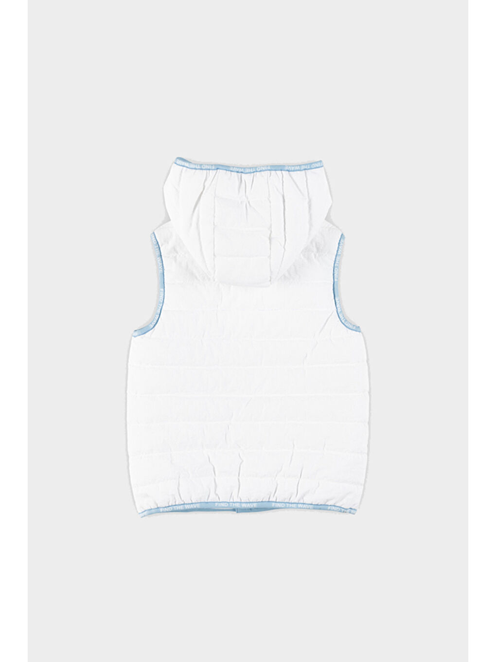 Erkek Çocuk Beyaz Micro Yelek-5