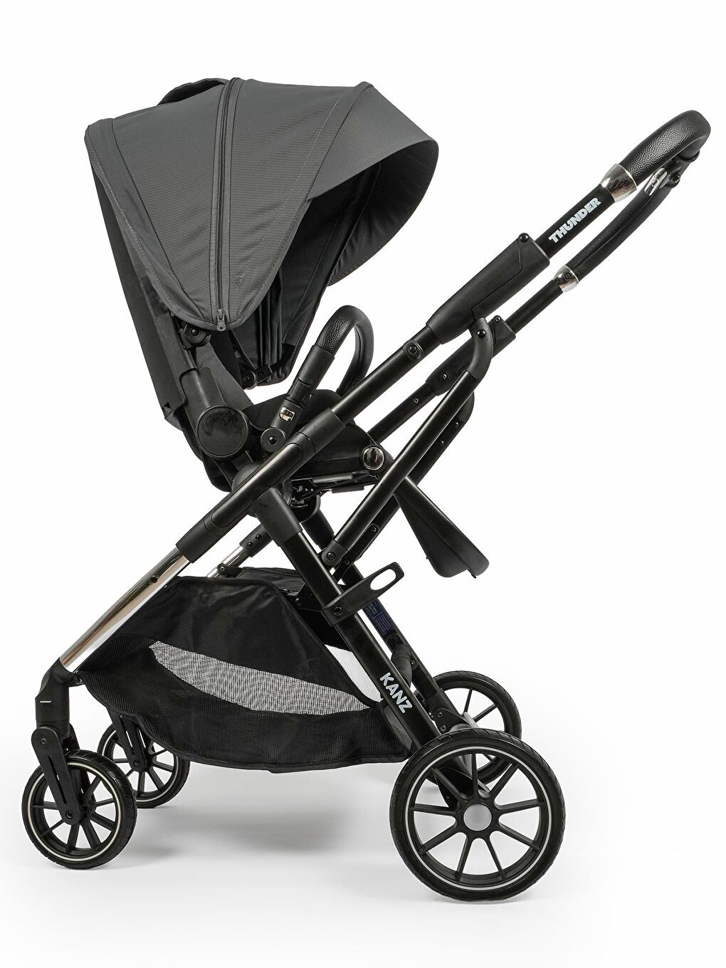Thunder Travel Sistem Bebek Arabası - Gri-3