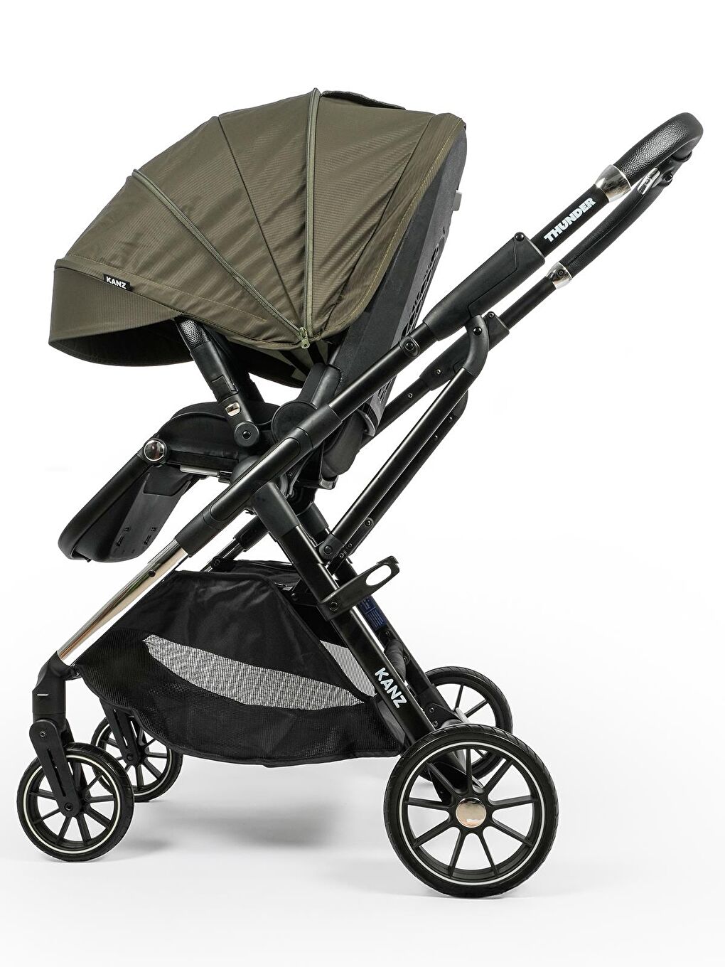 Thunder Travel Sistem Bebek Arabası - Yeşil-10
