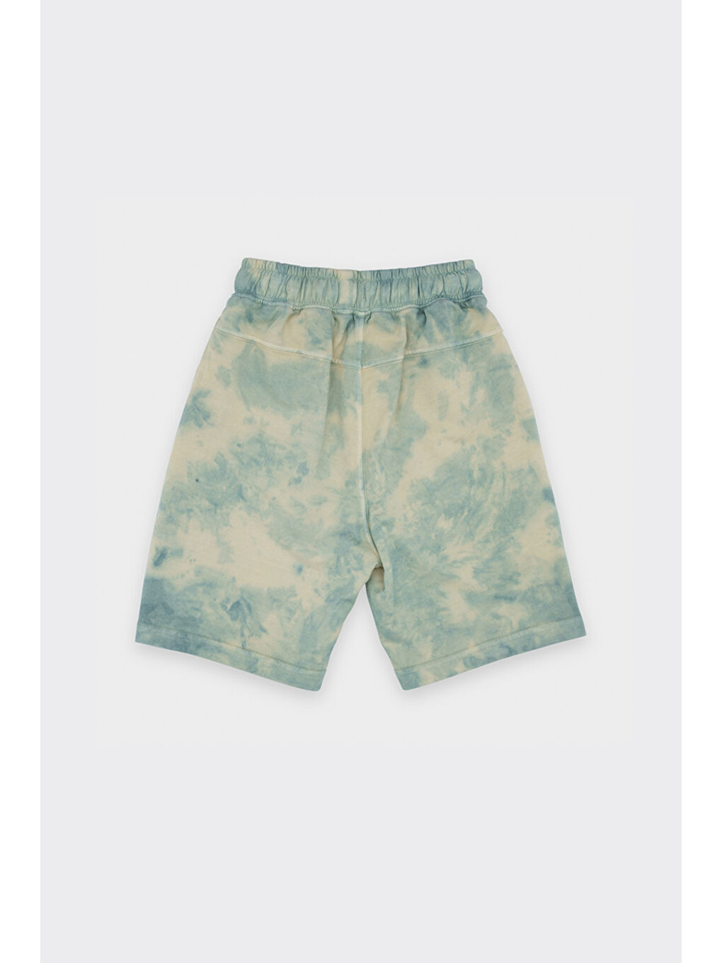 Erkek Çocuk Batik Yıkamalı Yeşil Şort-4