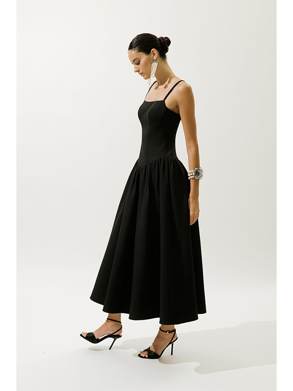 Aprıl Abiye Elbise Siyah-4