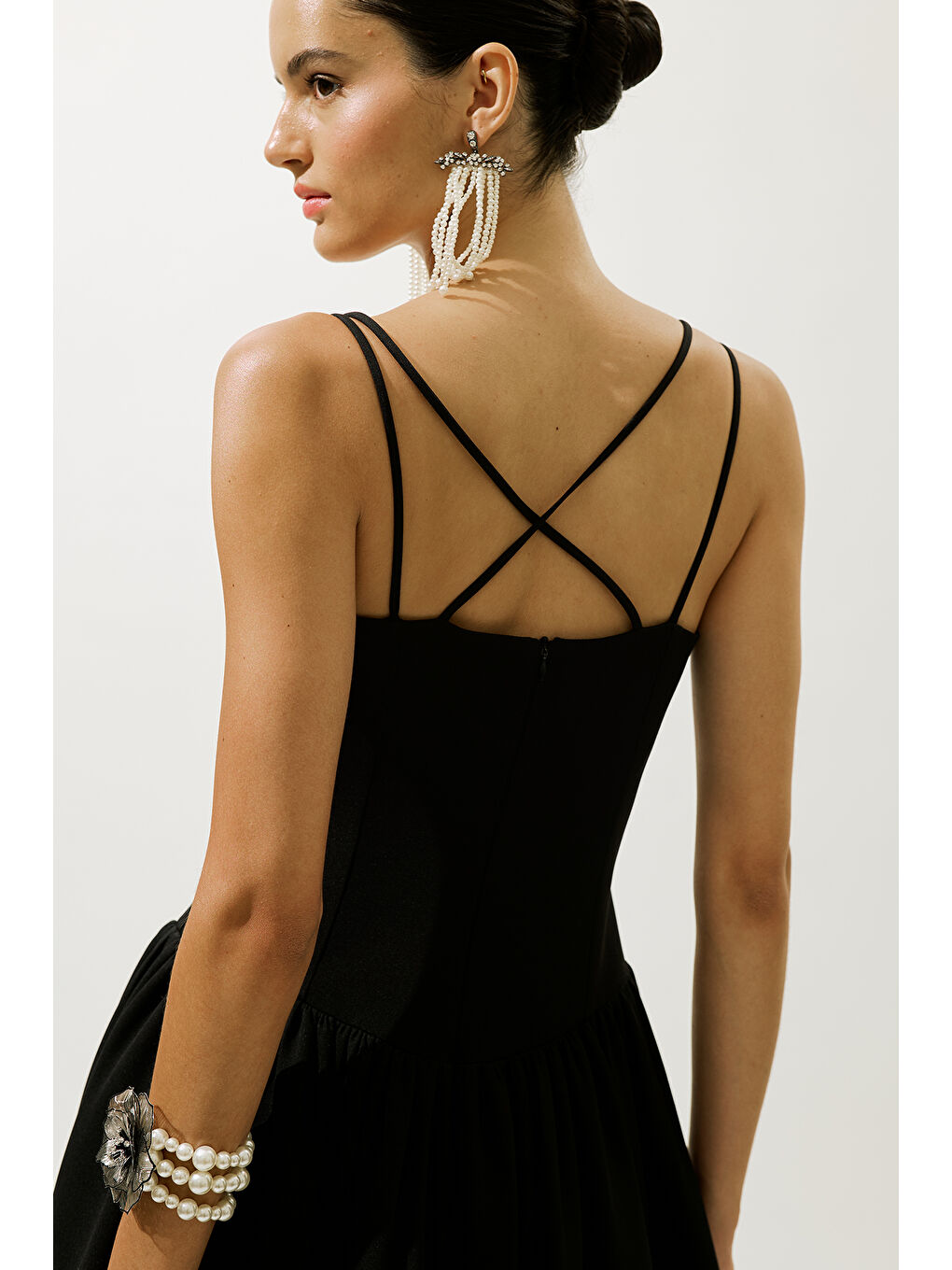 Aprıl Abiye Elbise Siyah-5