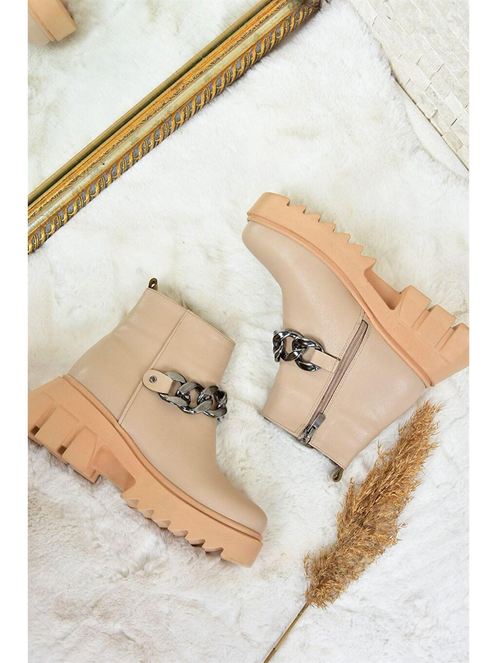 Bej L3069087 Ten Kadın Bot