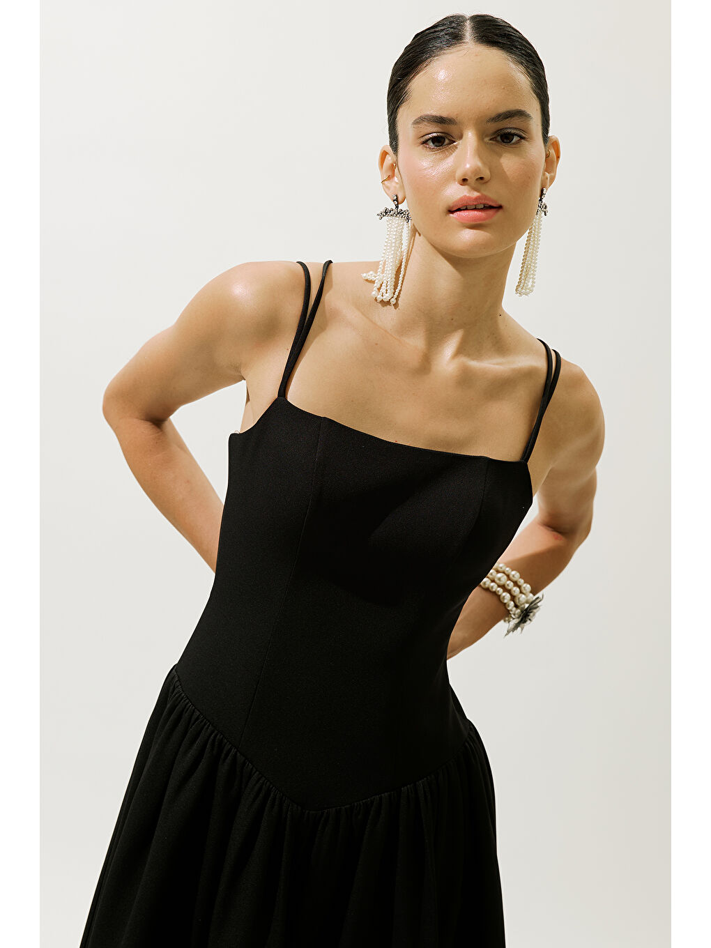 Aprıl Abiye Elbise Siyah-6