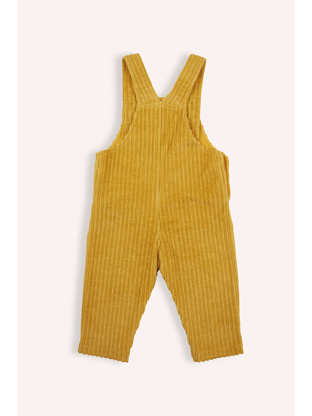 Sarı Erkek Bebek Hardal Salopet-1