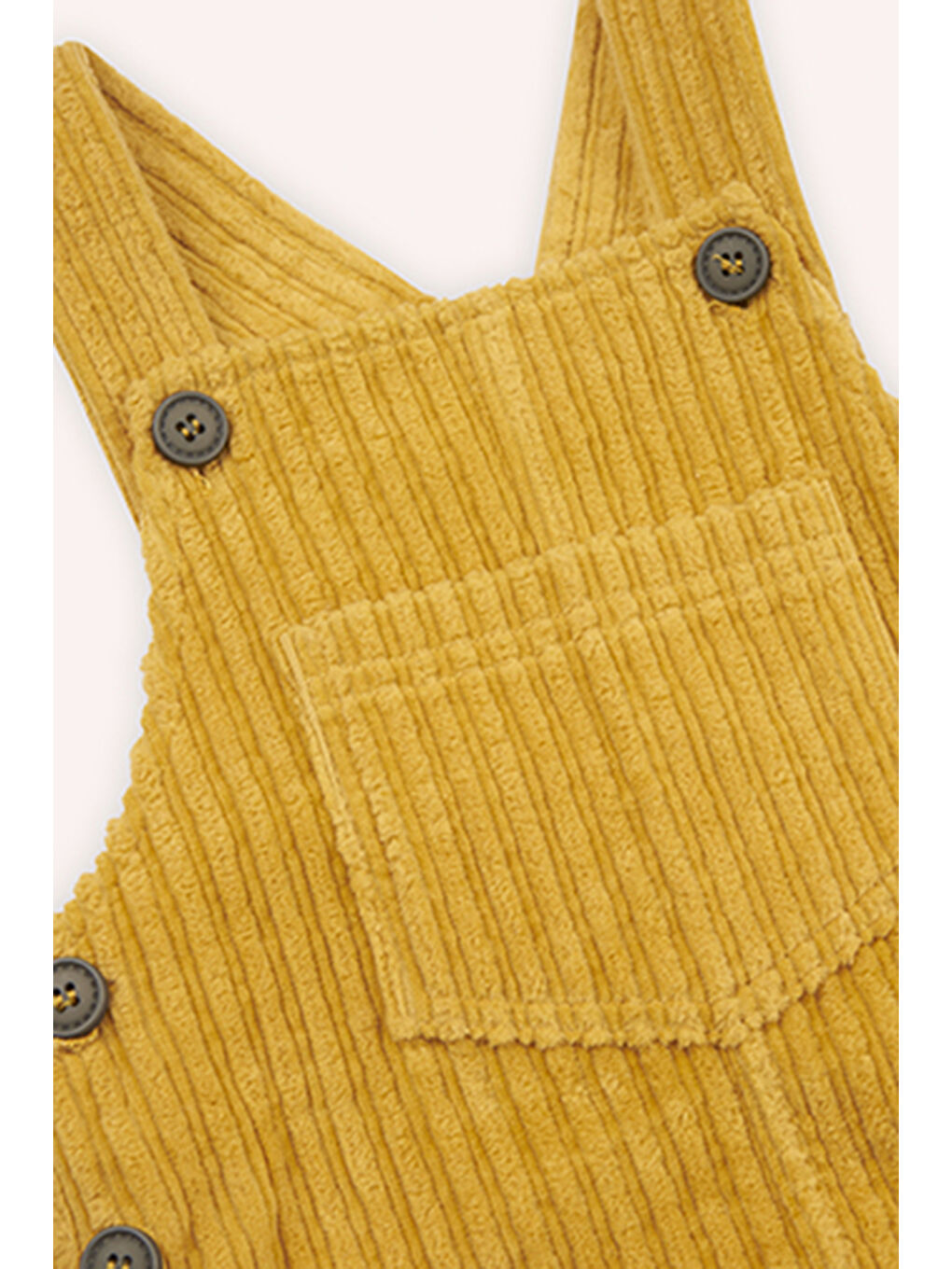 Sarı Erkek Bebek Hardal Salopet-2