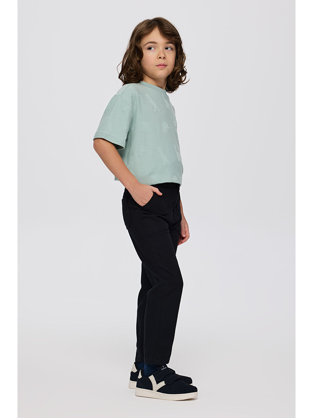 Erkek Çocuk Siyah Pantolon-1