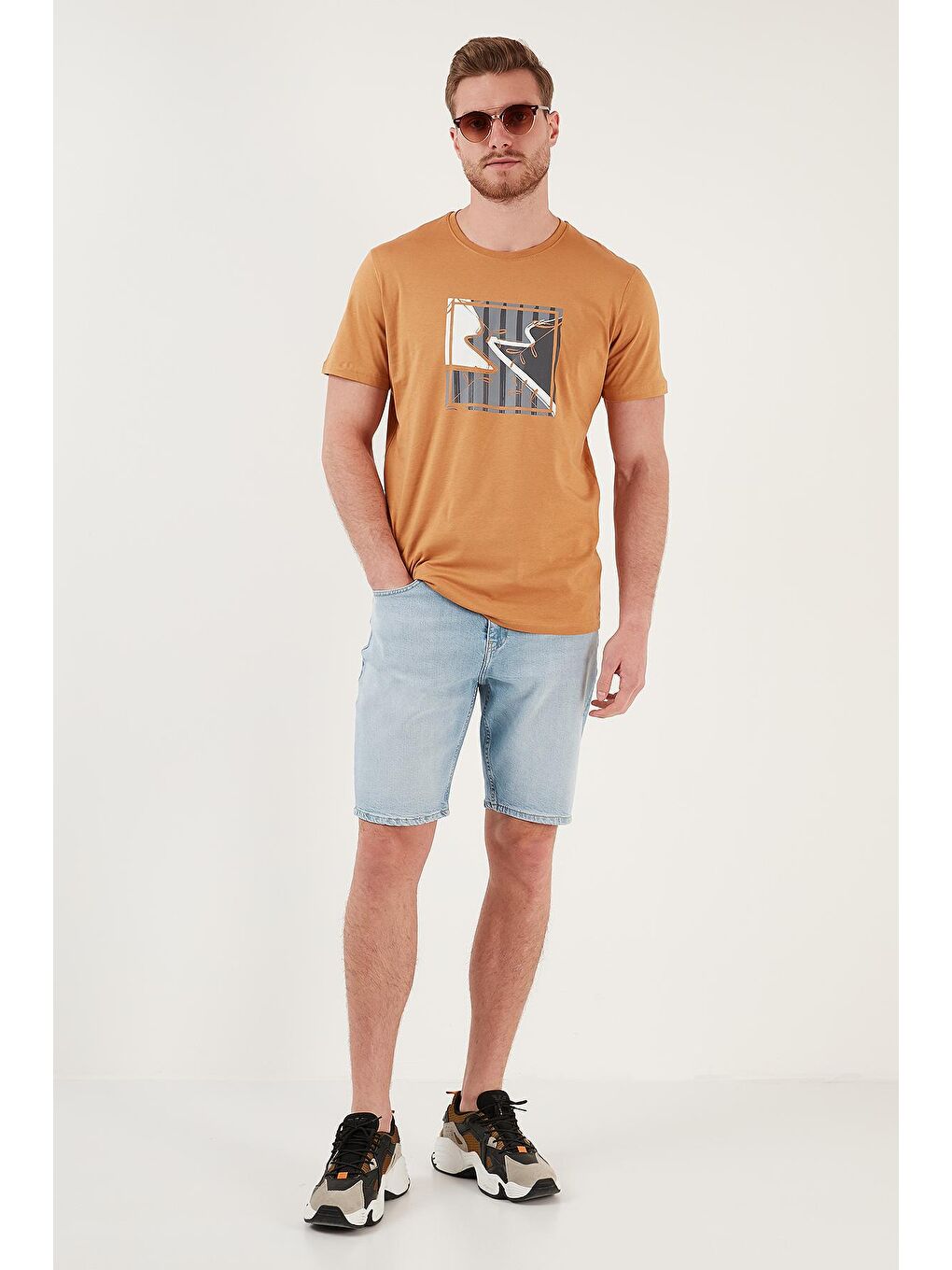 Buratti Açık Mavi Pamuklu Normal Bel Slim Fit Jean Short 4501F031IBIZA - 4