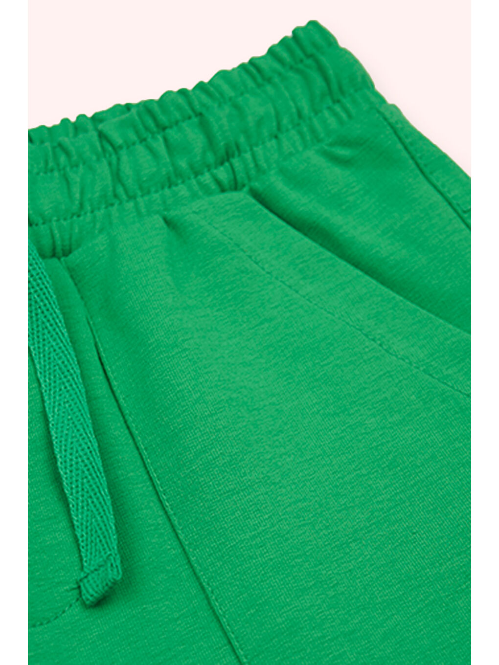Erkek Çocuk Örme Yeşil Şort-1