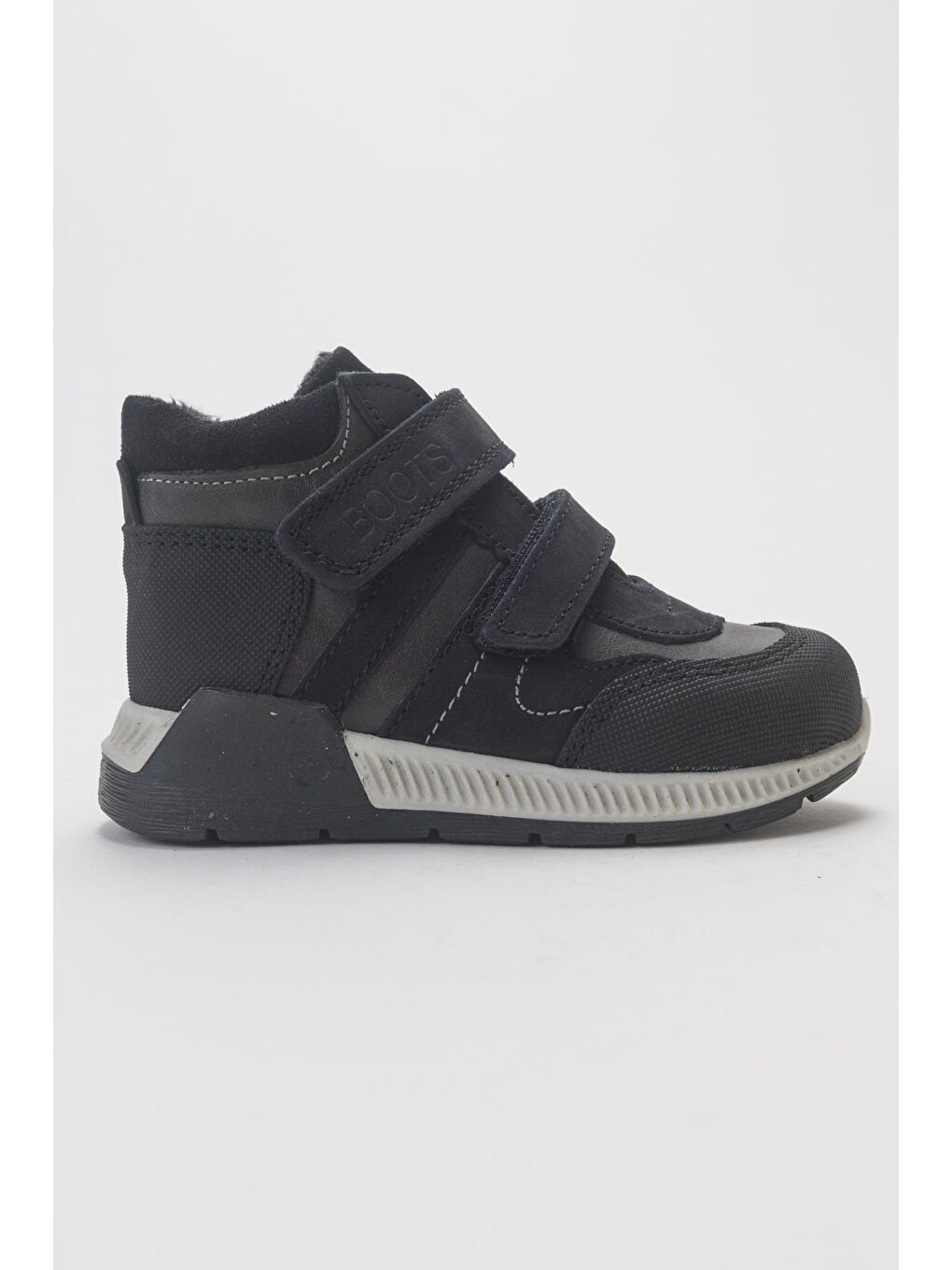 Erkek Çocuk Siyah Hakiki Deri Çocuk Bot-4