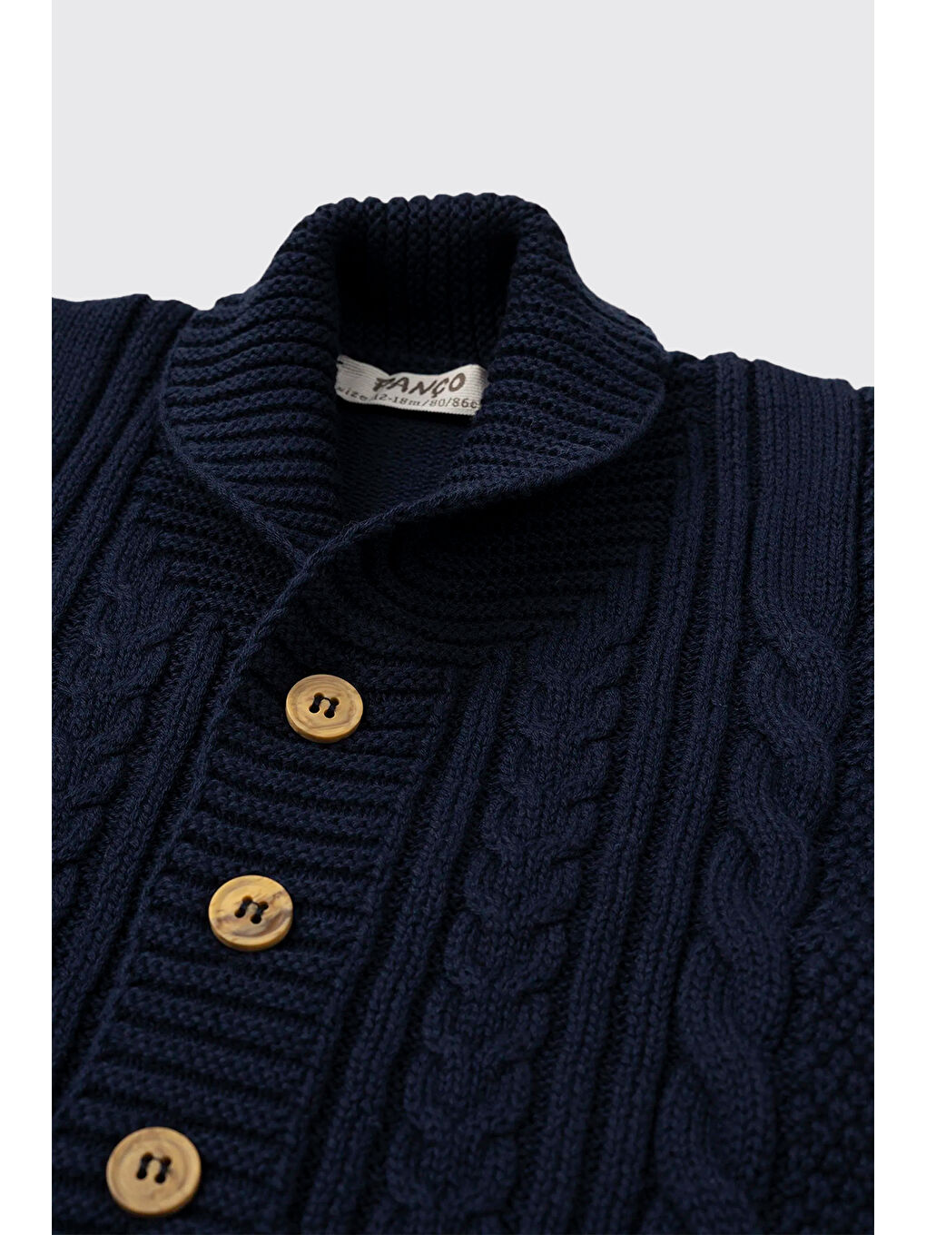 Erkek Bebek Lacivert Triko Hırka-2