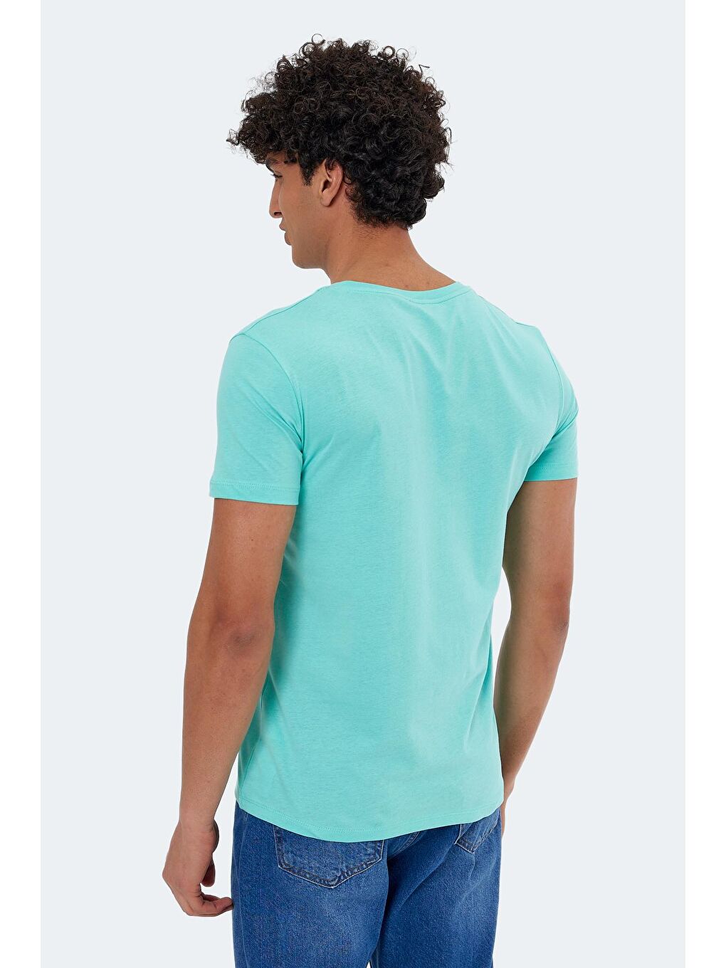 Yeşil KAREL Erkek T-Shirt Nane-1