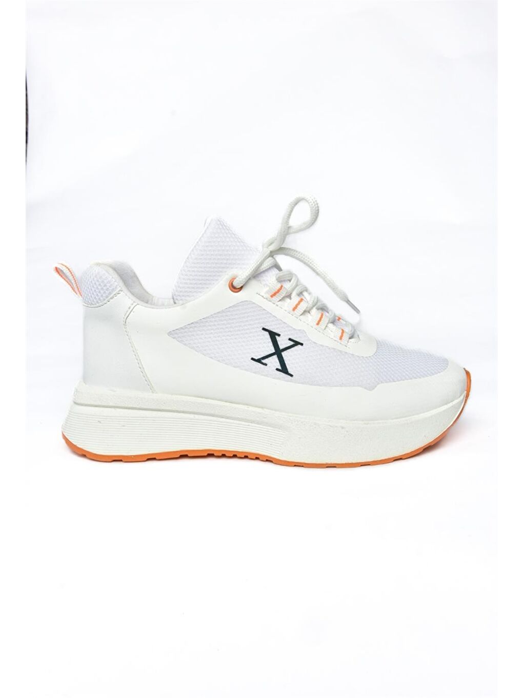 Fox Shoes Beyaz-Turuncu P848531504 Beyaz/Turuncu Kadın Sneakers - 3