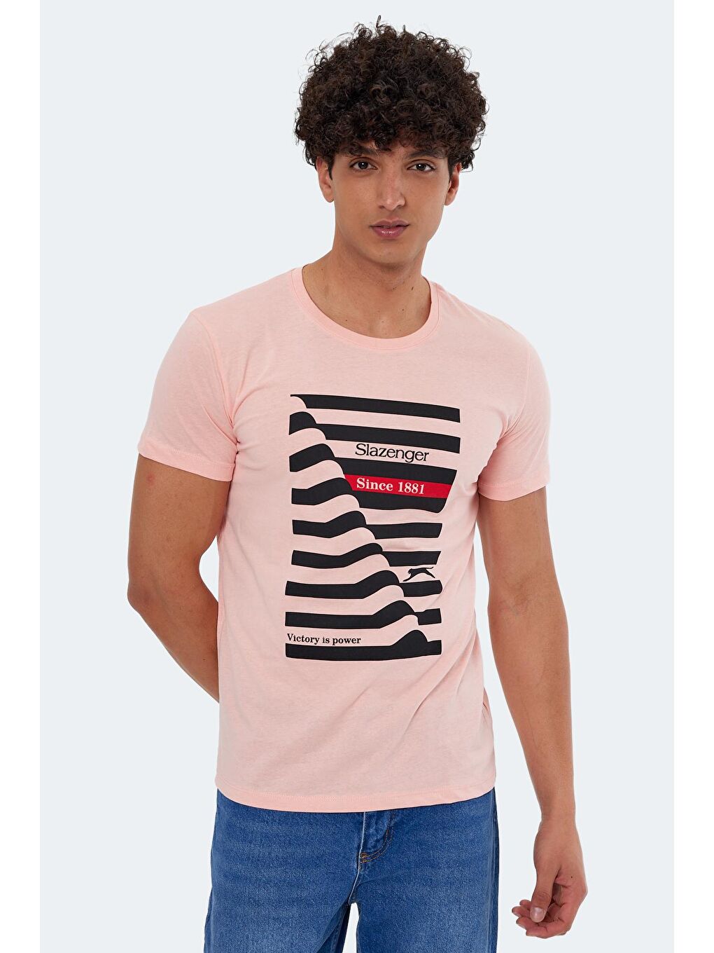 SLAZENGER Somon KATELL Erkek T-Shirt Somon