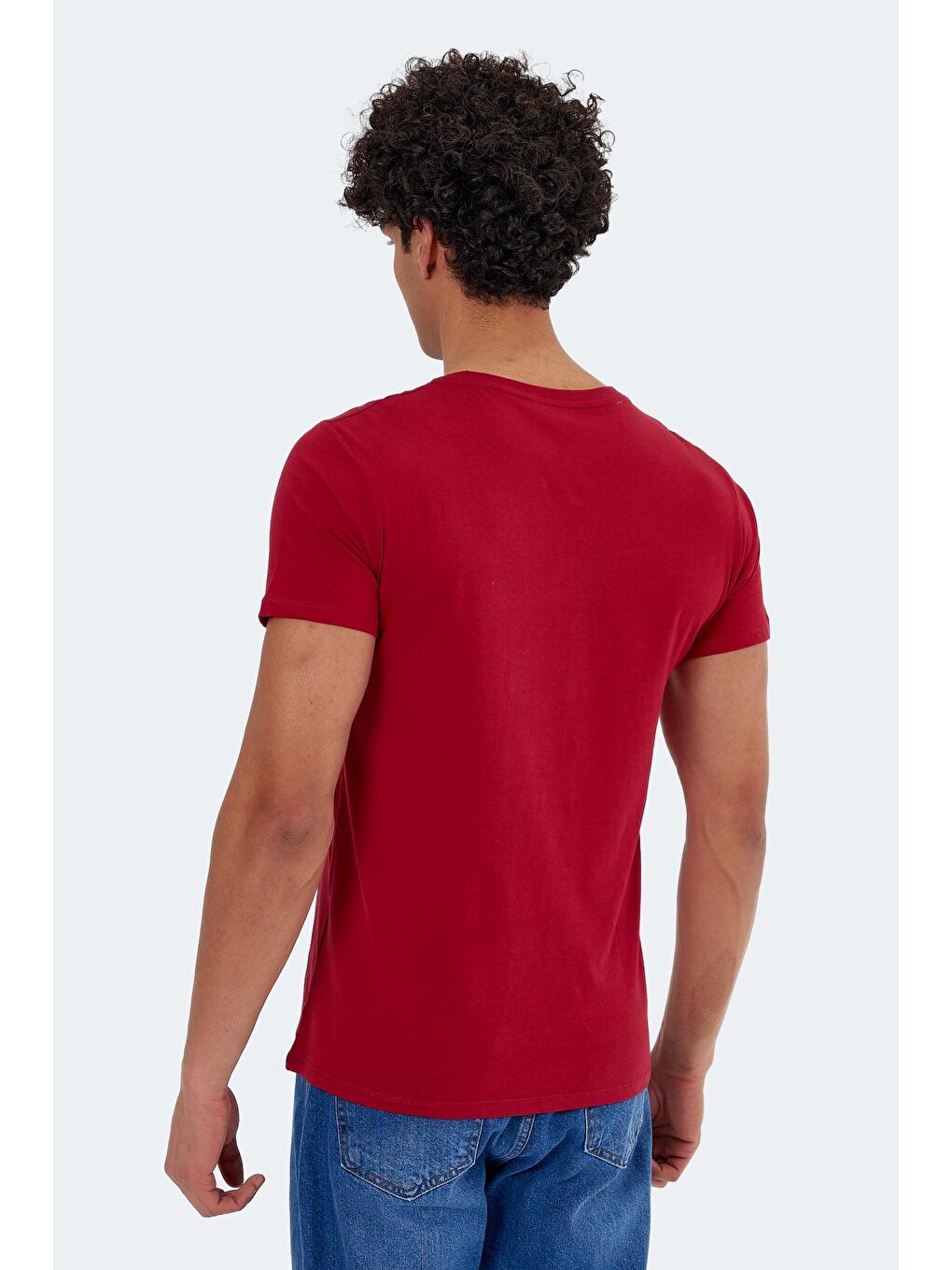 KARNEN Erkek Tişört Bordo-1