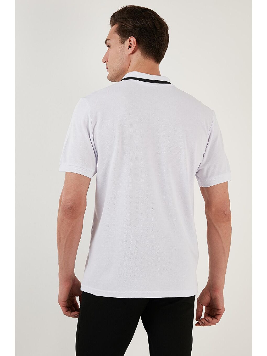 Buratti Beyaz % 100 Pamuk Regular Fit Düğmeli Polo T Shirt 59023861 - 4