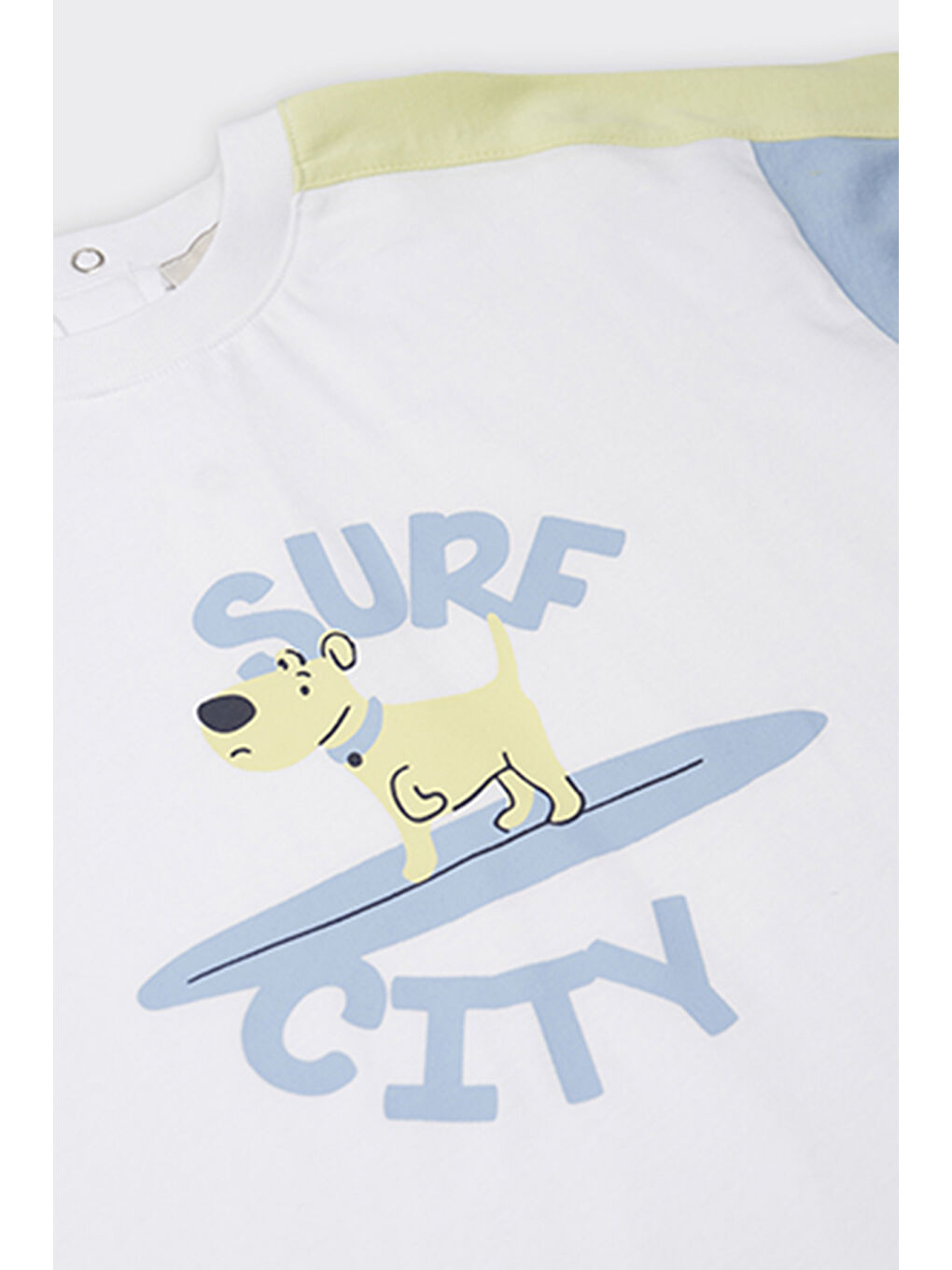 Erkek Bebek Mavi Şortlu Takım-2