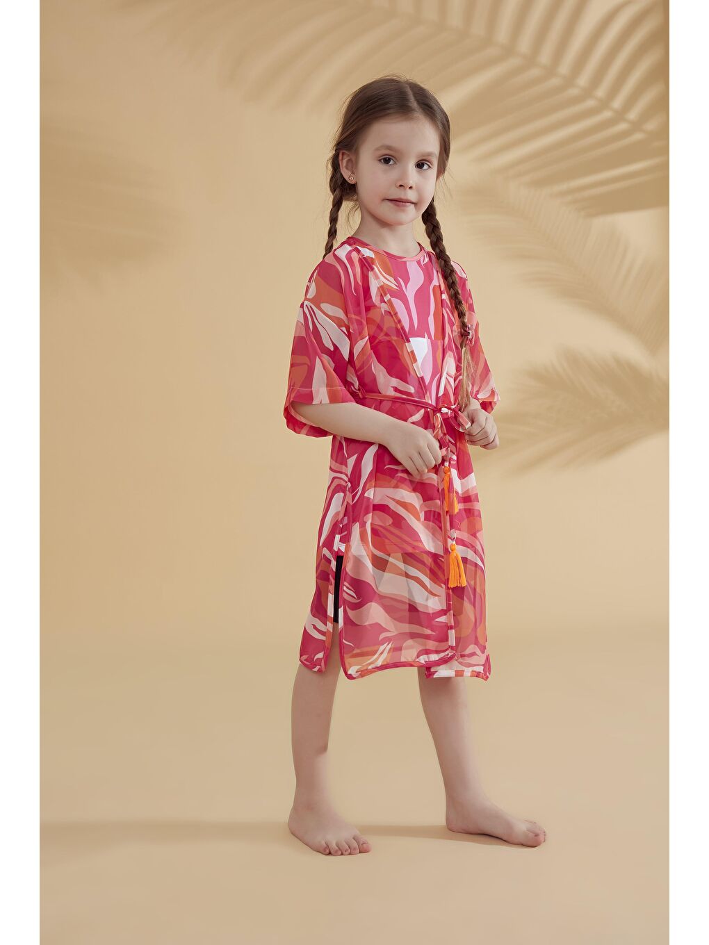 Marina Fuşya Kimono Kaftan P2335 - 2