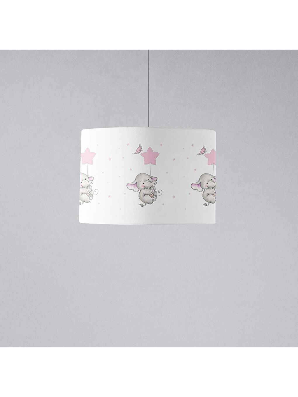 Karışık beyaz fil yıldız sarkıt avize